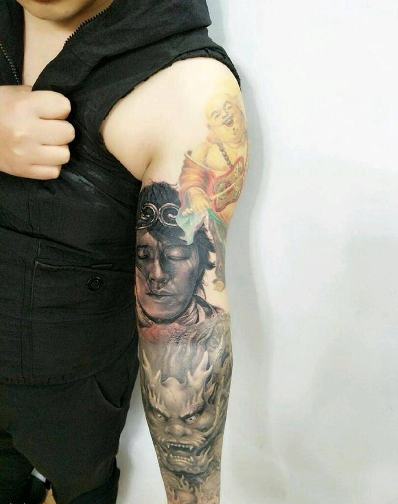 至尊宝纹身图片