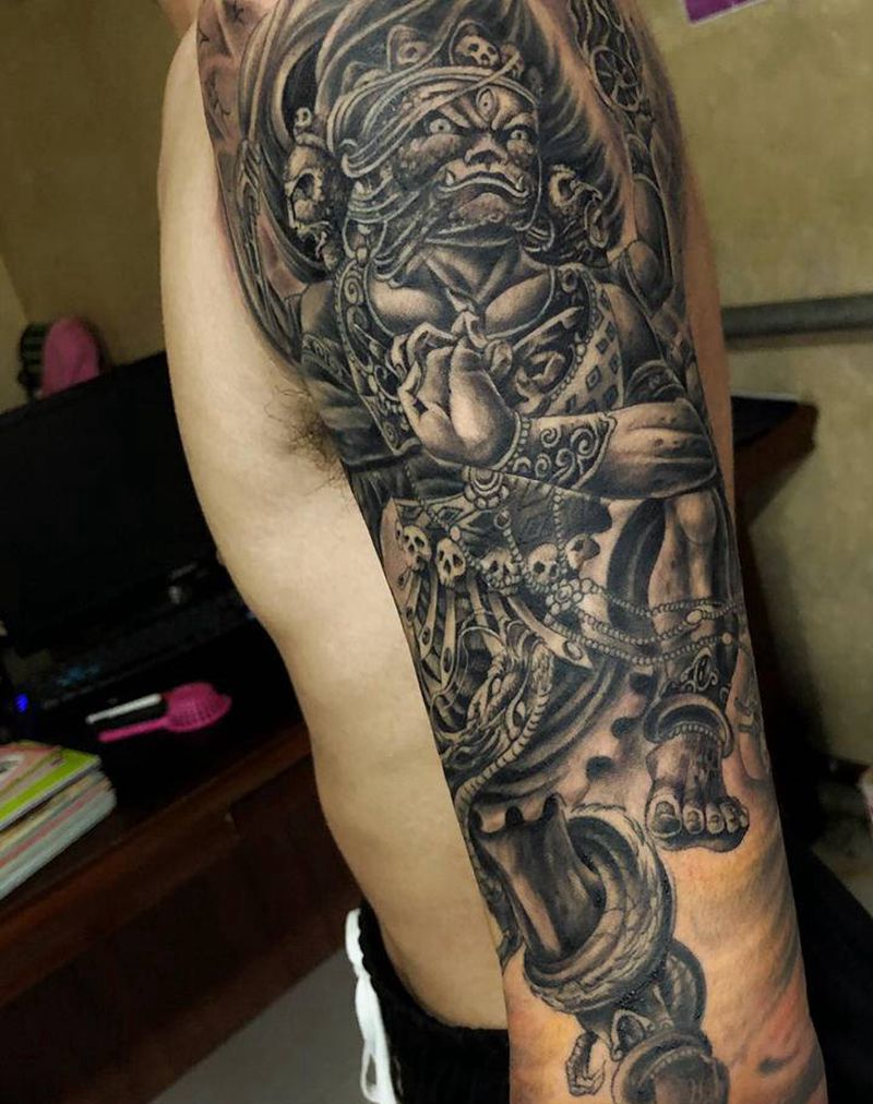 完成，小臂是修改的老纹身纹身图片_新传统纹身图案