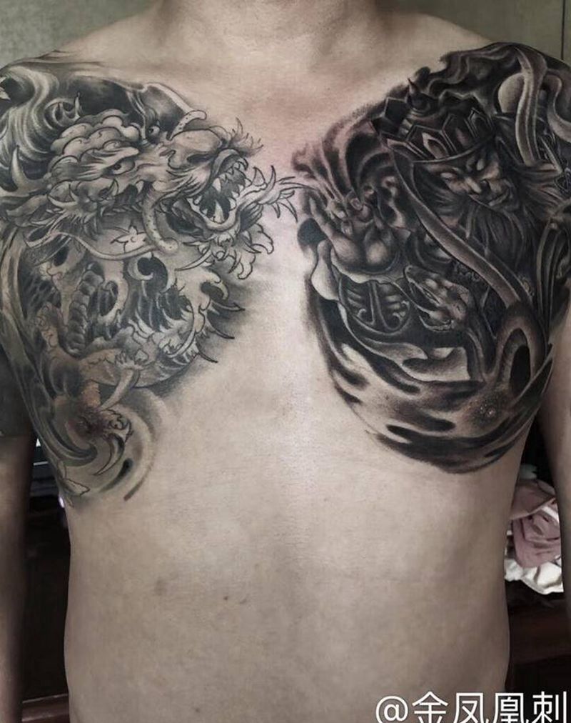 双甲无痛效果纹身图片_新传统纹身图案