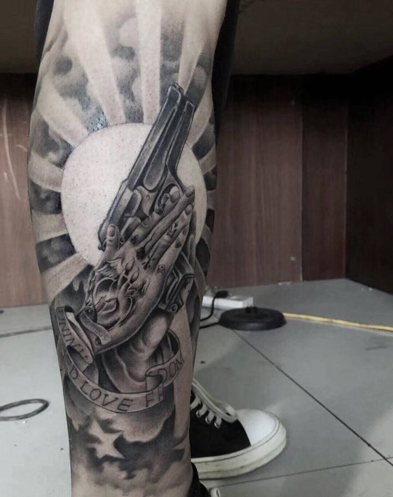 欧美纹身图片_欧美写实纹身图案