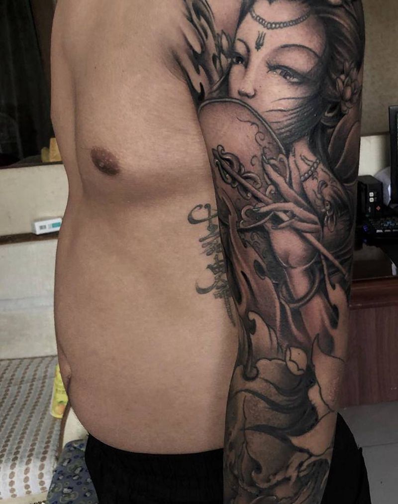 未完待续纹身图片_新传统纹身图案