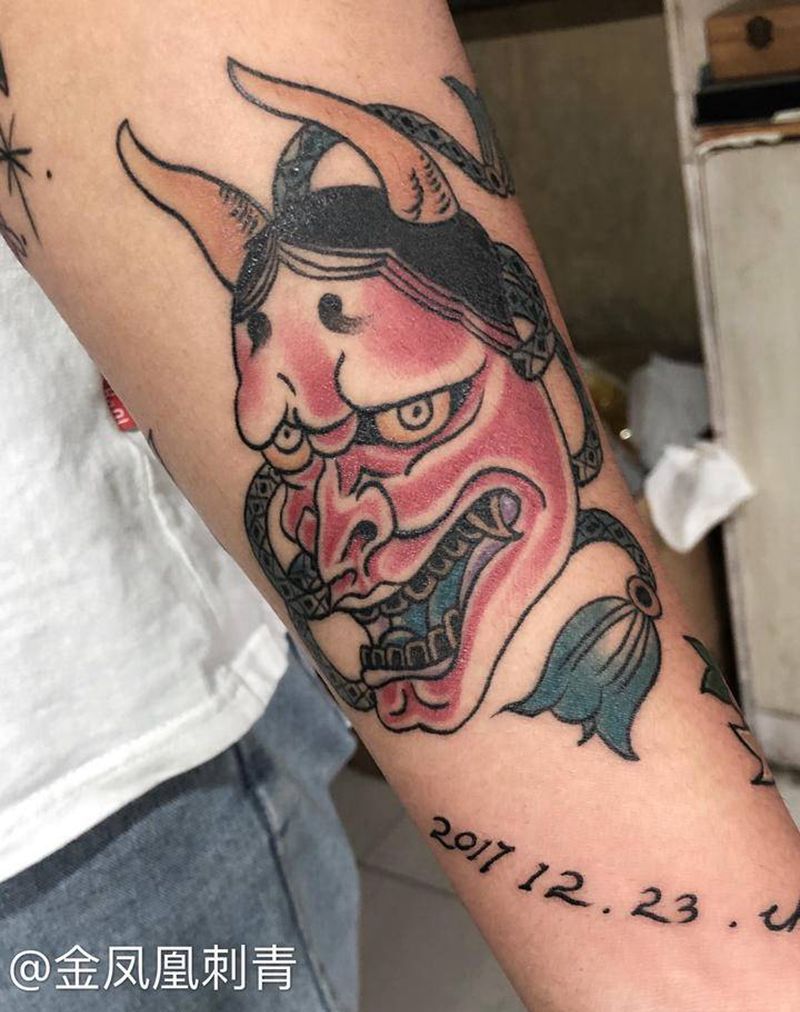 拼接完成纹身图片_Old School纹身图案