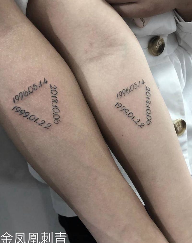 情侣小图纹身图片_手臂纹身图案