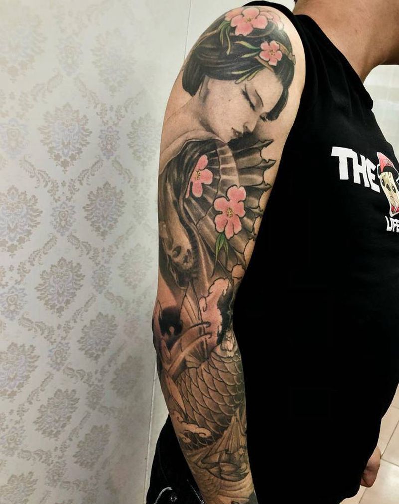 未完还差一丢丢纹身图片_手臂纹身图案