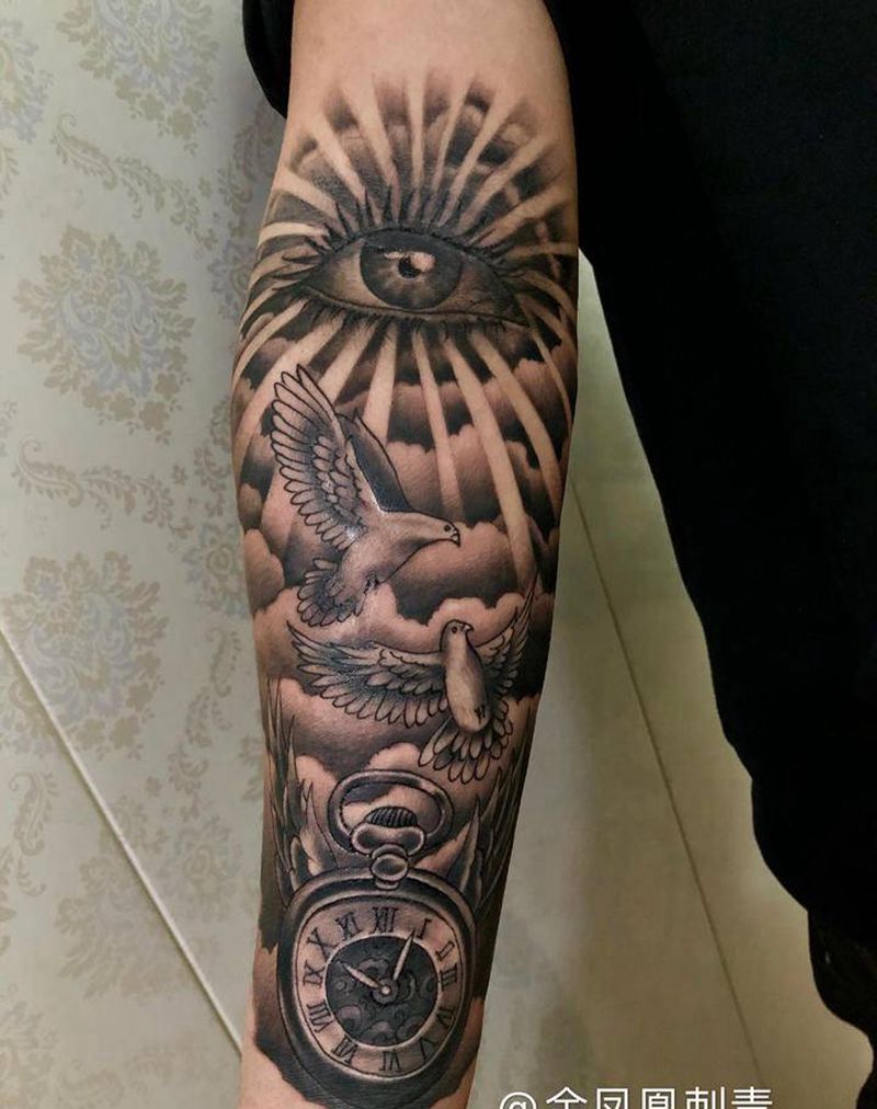 欧美纹身图片_手臂纹身图案