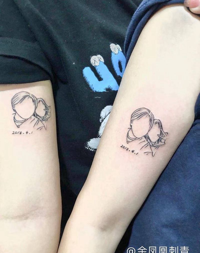 简笔画纹身图片_手臂纹身图案