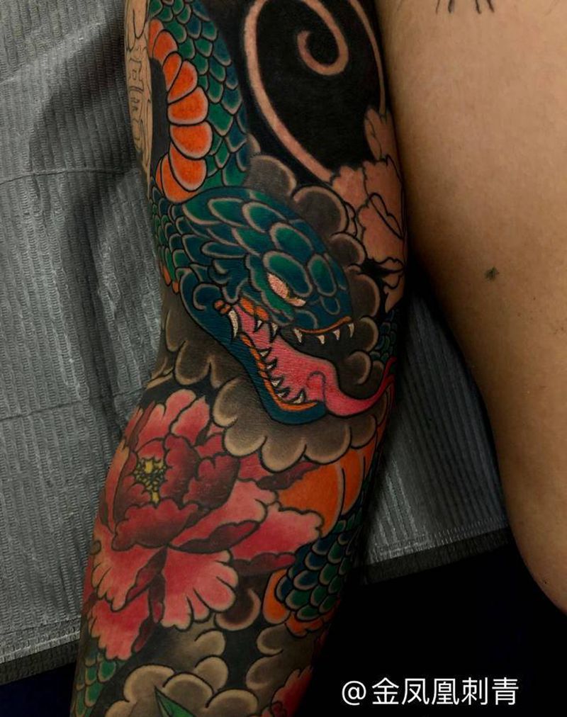 修改未完纹身图片_手臂纹身图案