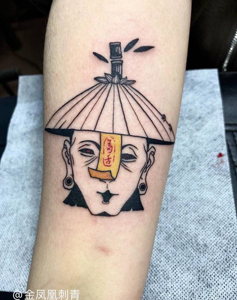 小僵尸纹身图片_手臂纹身图案