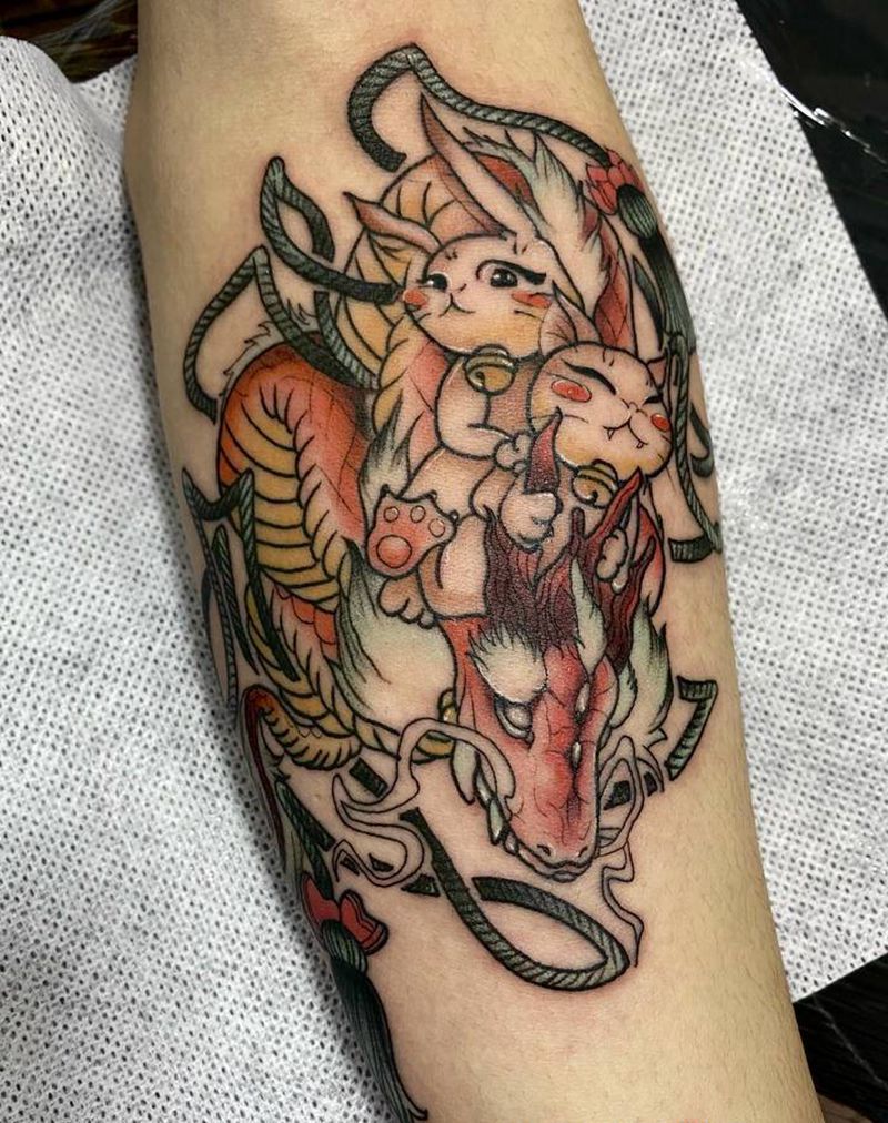 卡通纹身图片_手臂纹身图案