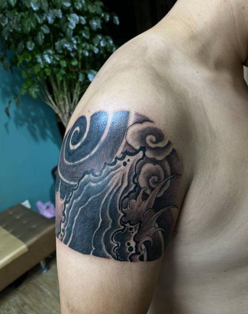 遮盖纹身图片_手臂老传统纹身图案