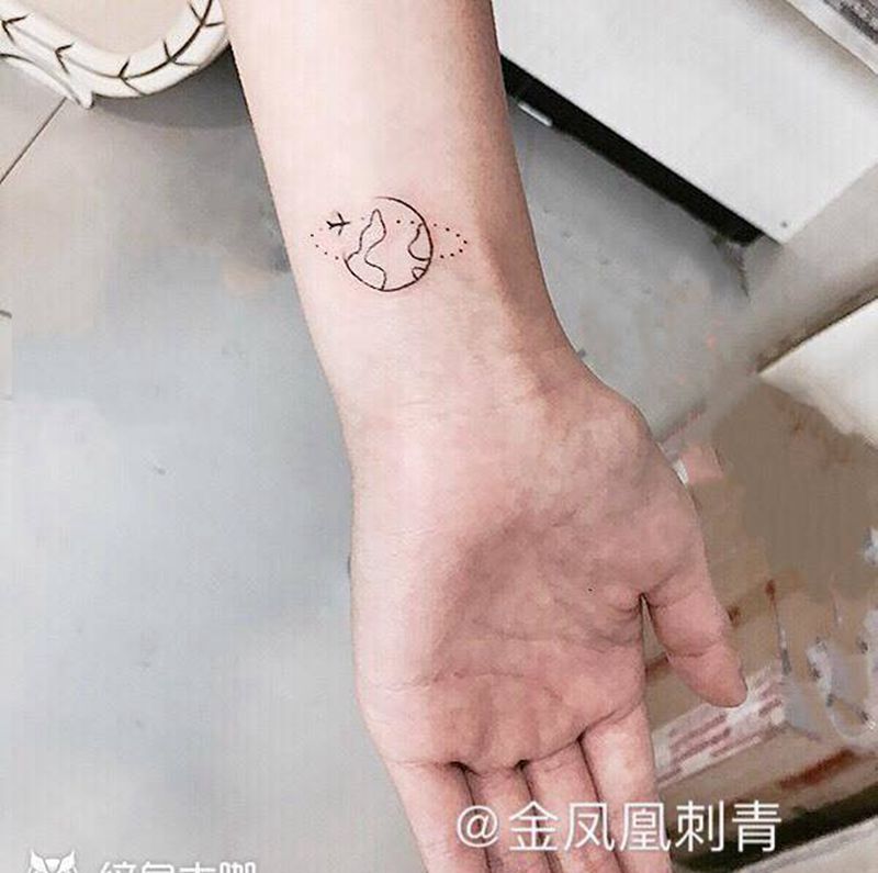 小清新纹身图片