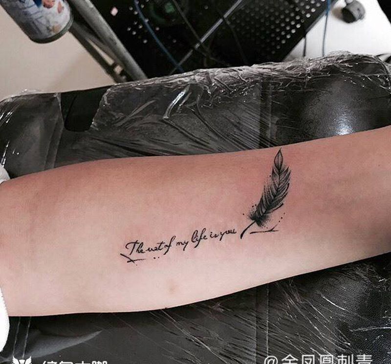 小清新纹身图片