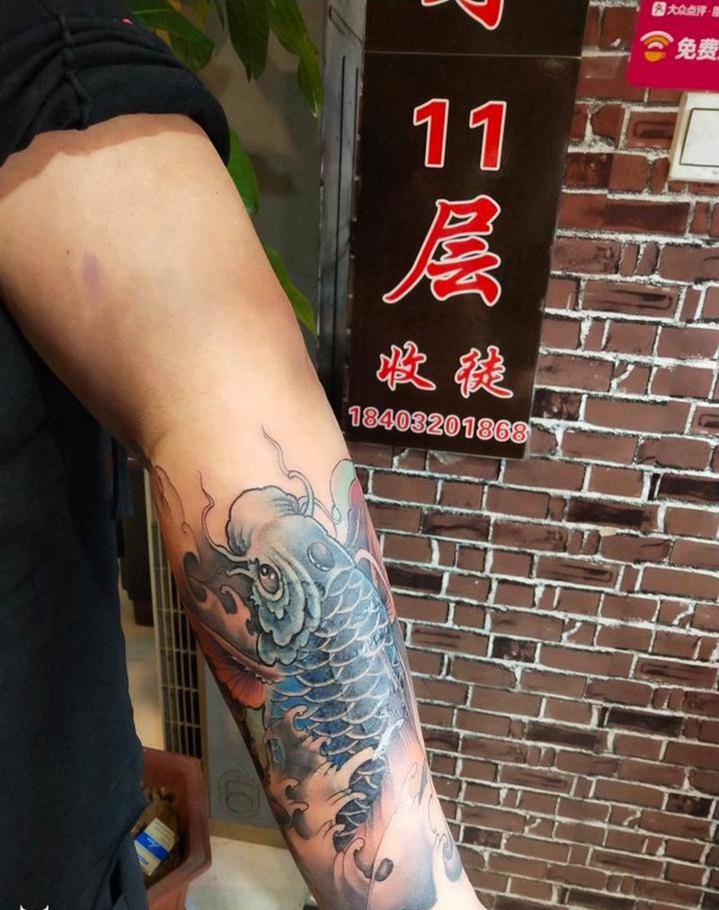 特价暴力遮盖纹身图片_手臂新传统纹身图案