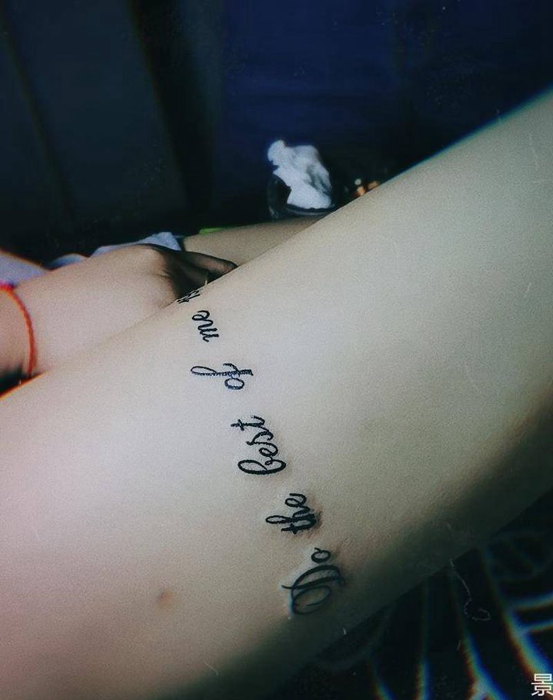 字母纹身图片_手臂腿部纹身图案