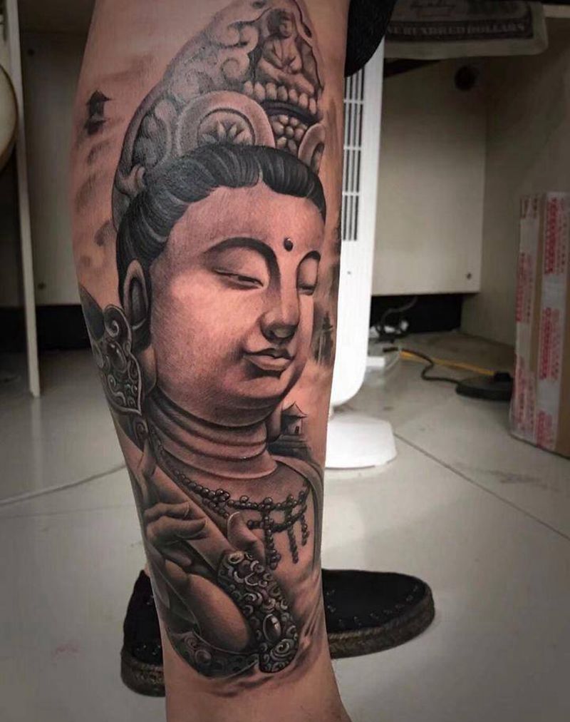 佛纹身图片