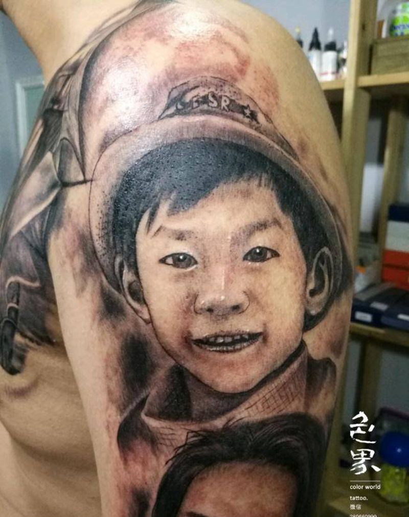 特别的人纹身图片