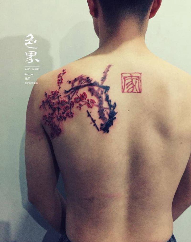 客人自带图案纹身图片