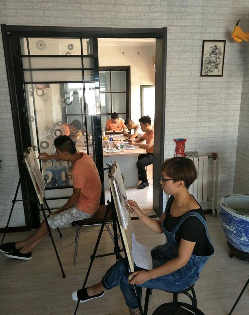 部分徒弟们学习期间花絮纹身图片