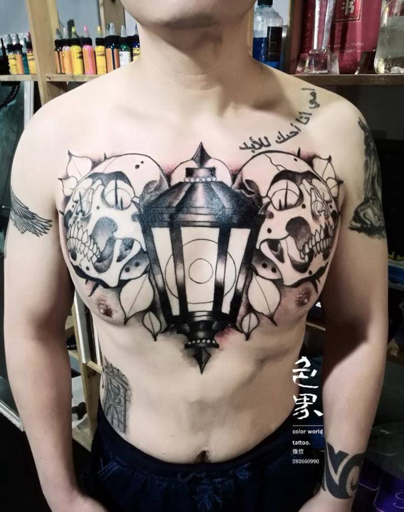 恢复后彩色纹身图片