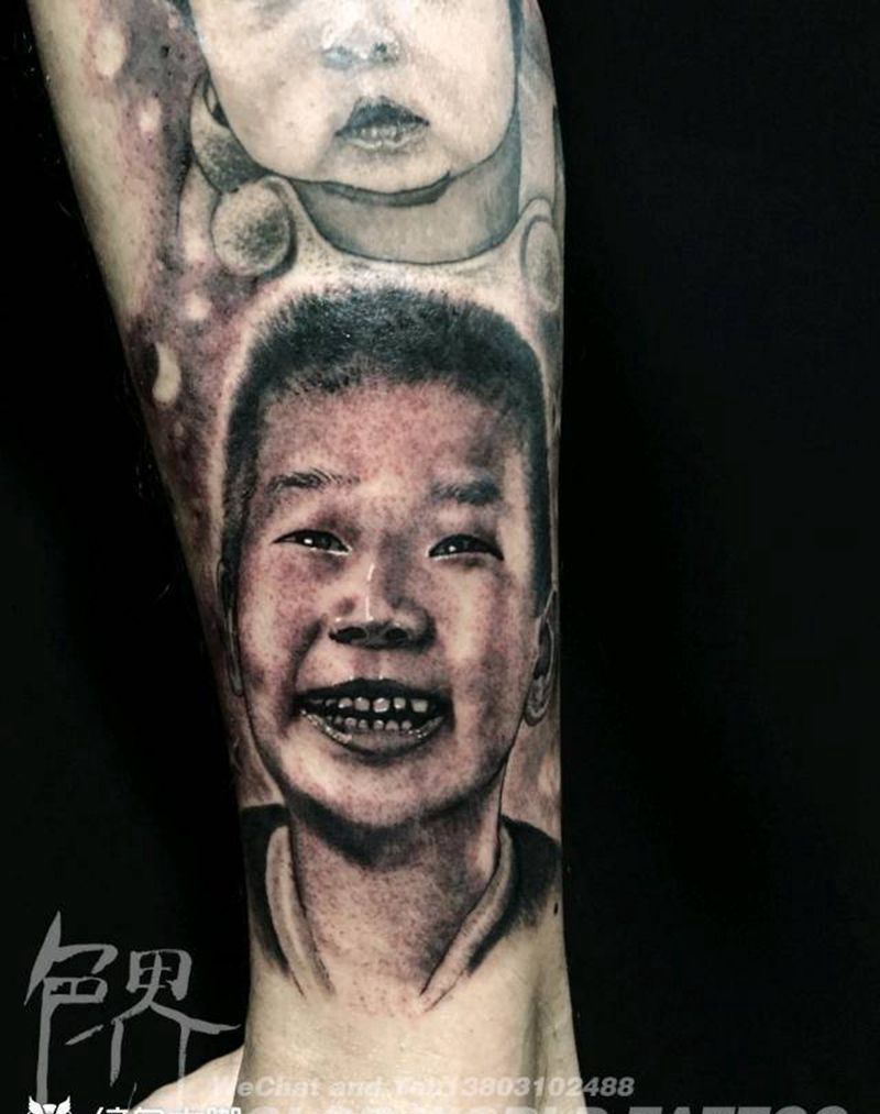 肖像纹身图片