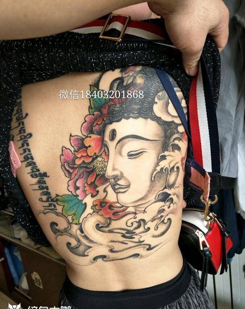 佛陀纹身图片