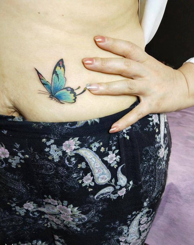 蝴蝶纹身图片