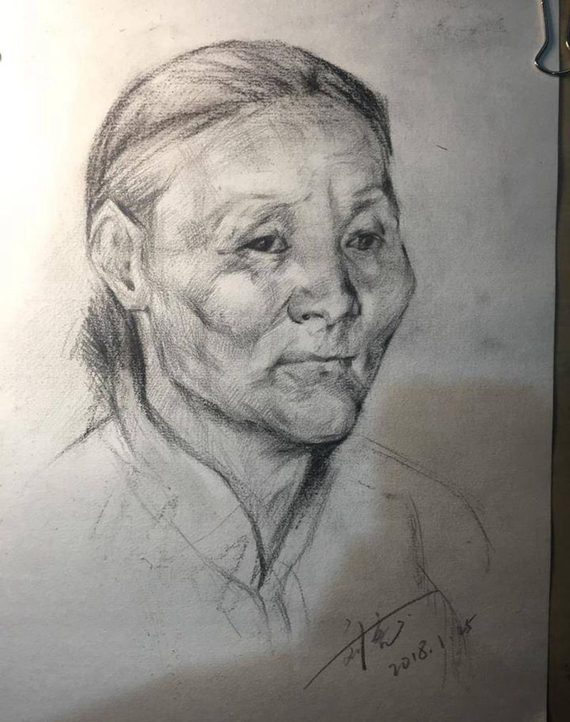 素描！纹身图片