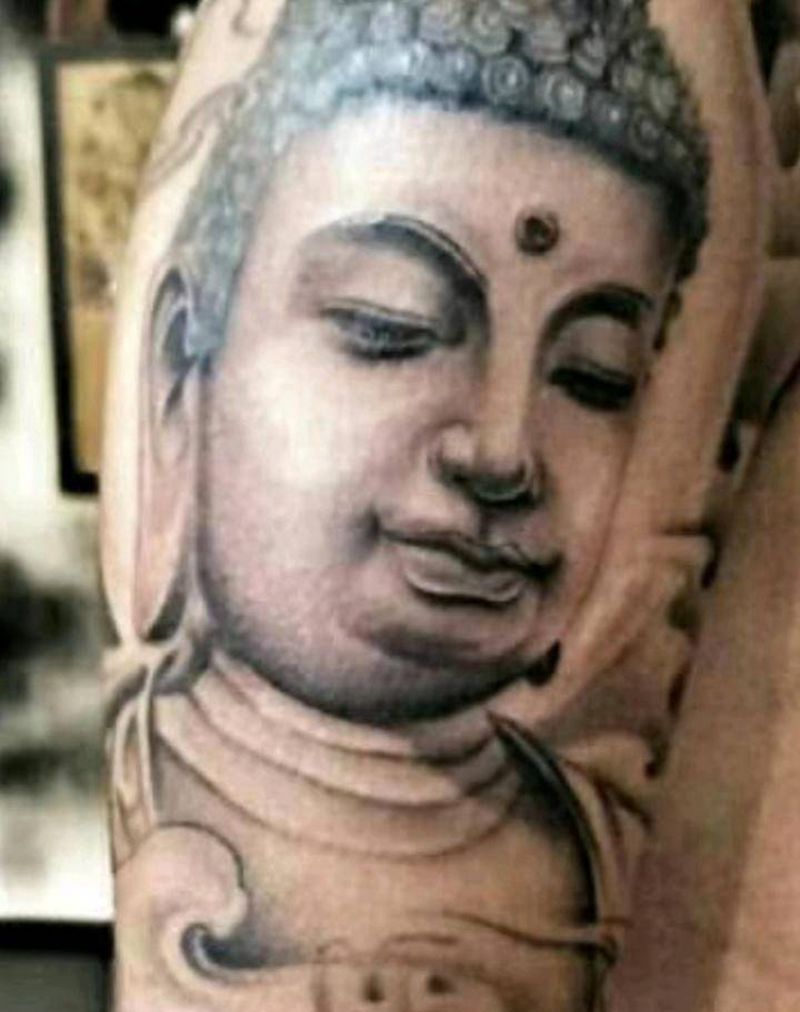 大臂大日如来纹身图片
