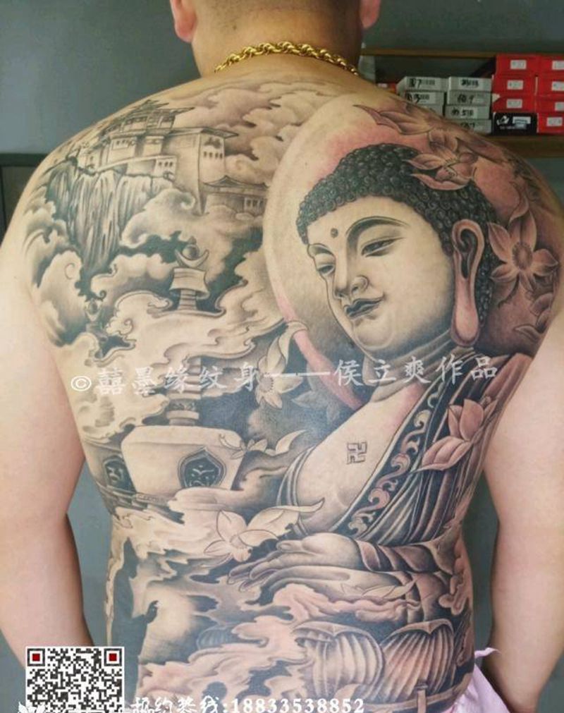 大日如来纹身图片