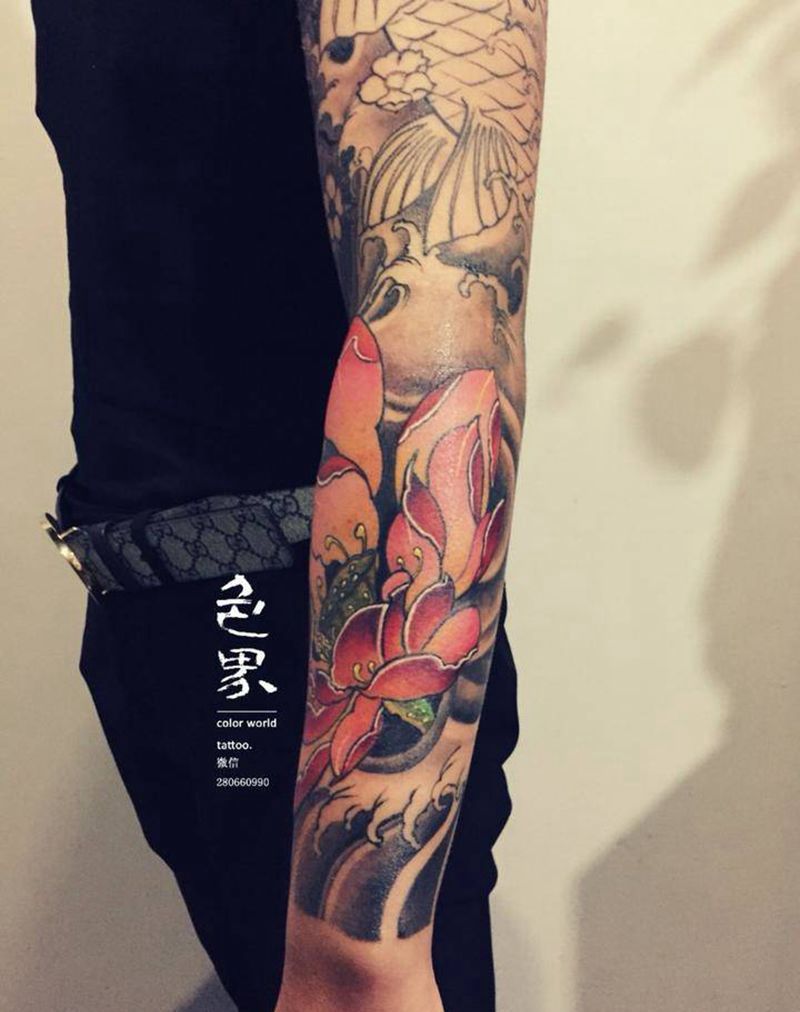 花臂纹身图片