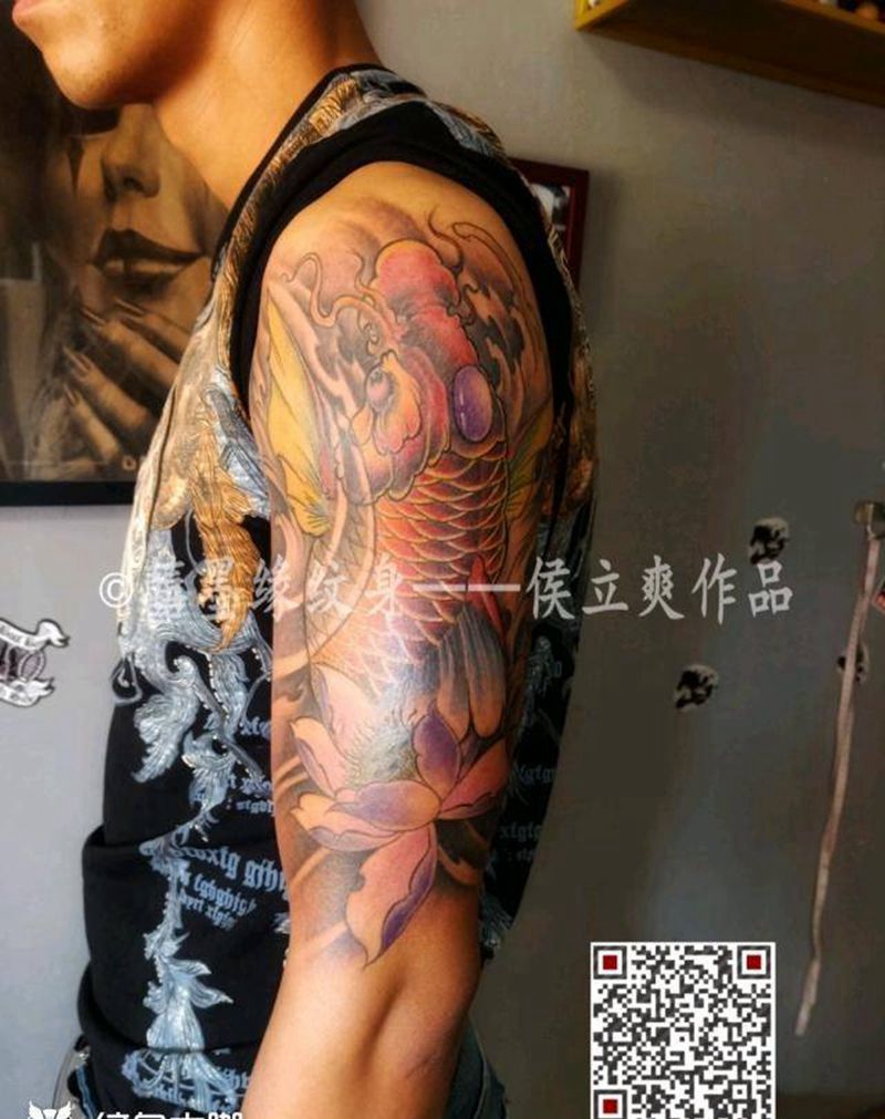 锦鲤纹身图片