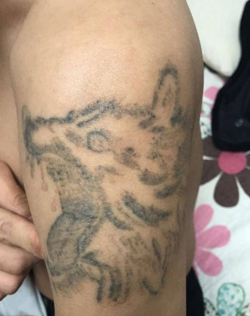 遮盖旧纹身纹身图片