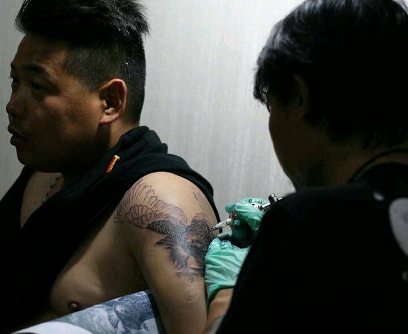 徒弟学习期间作品，纹身图片