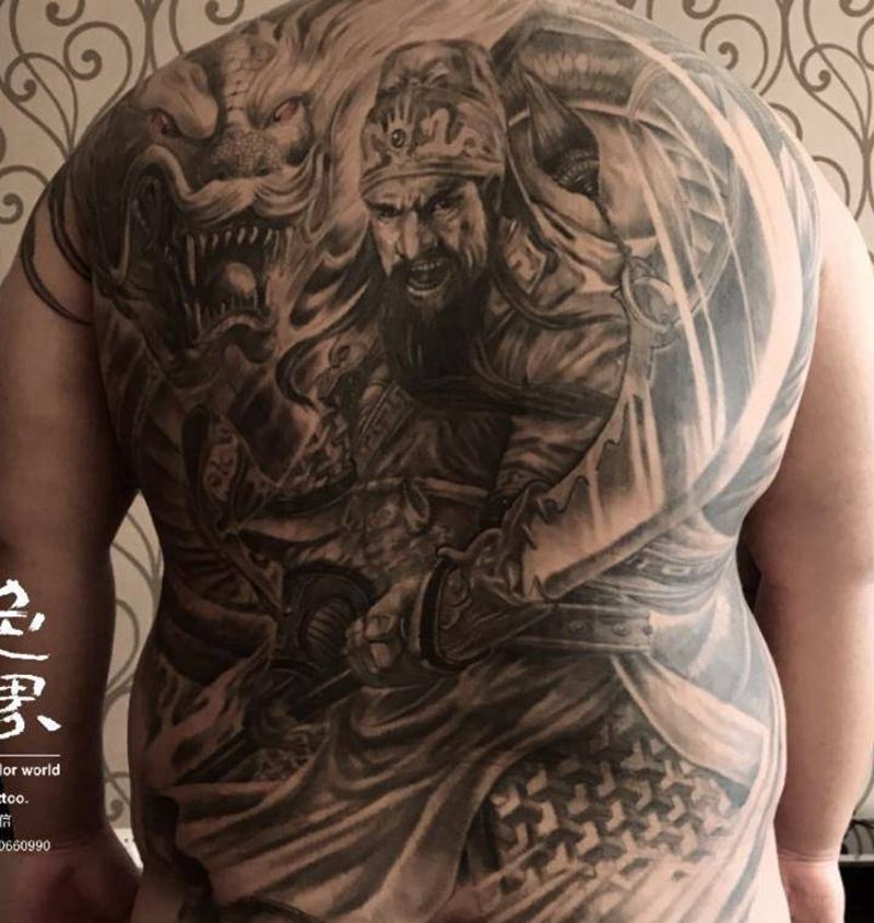 龙斩恢复后买家秀纹身图片