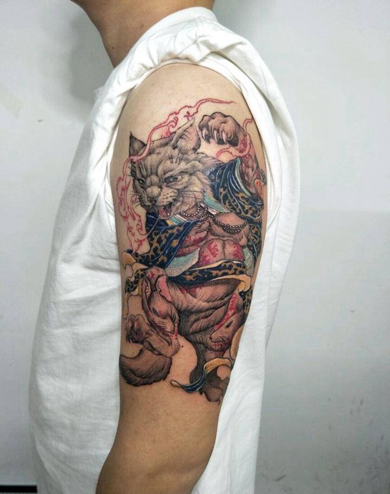 小喵喵纹身图片