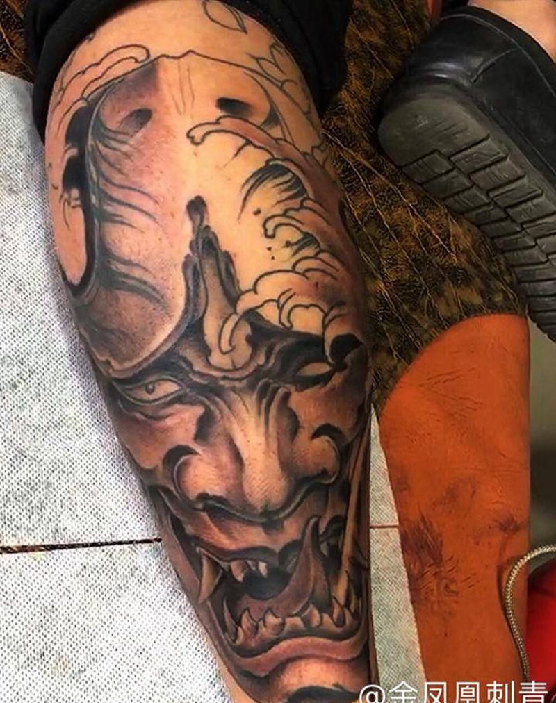 包小腿为未完待续纹身图片