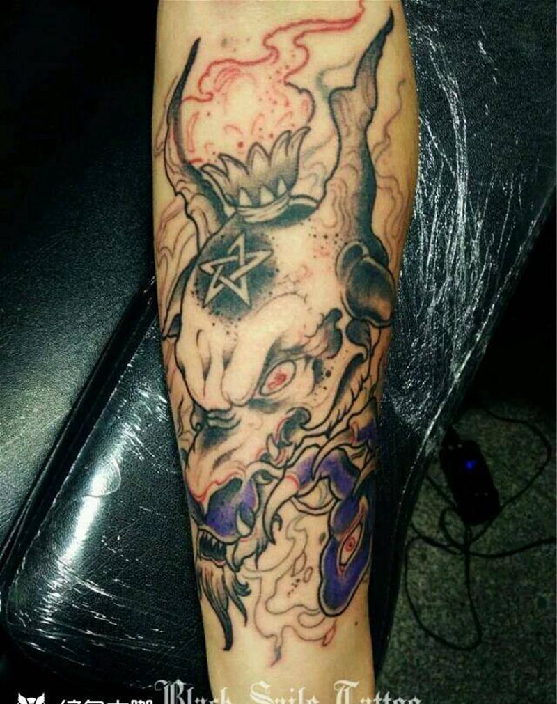 未完成纹身图片