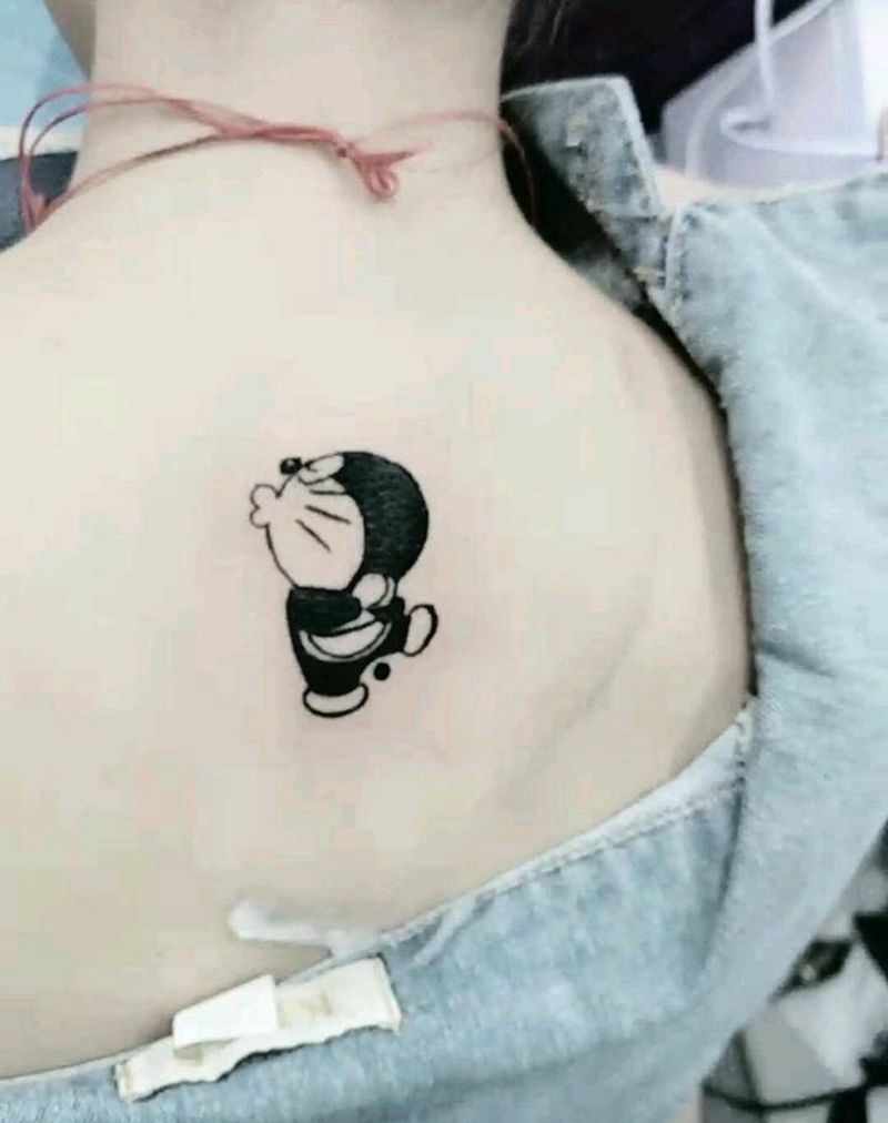 哆啦A梦纹身图片
