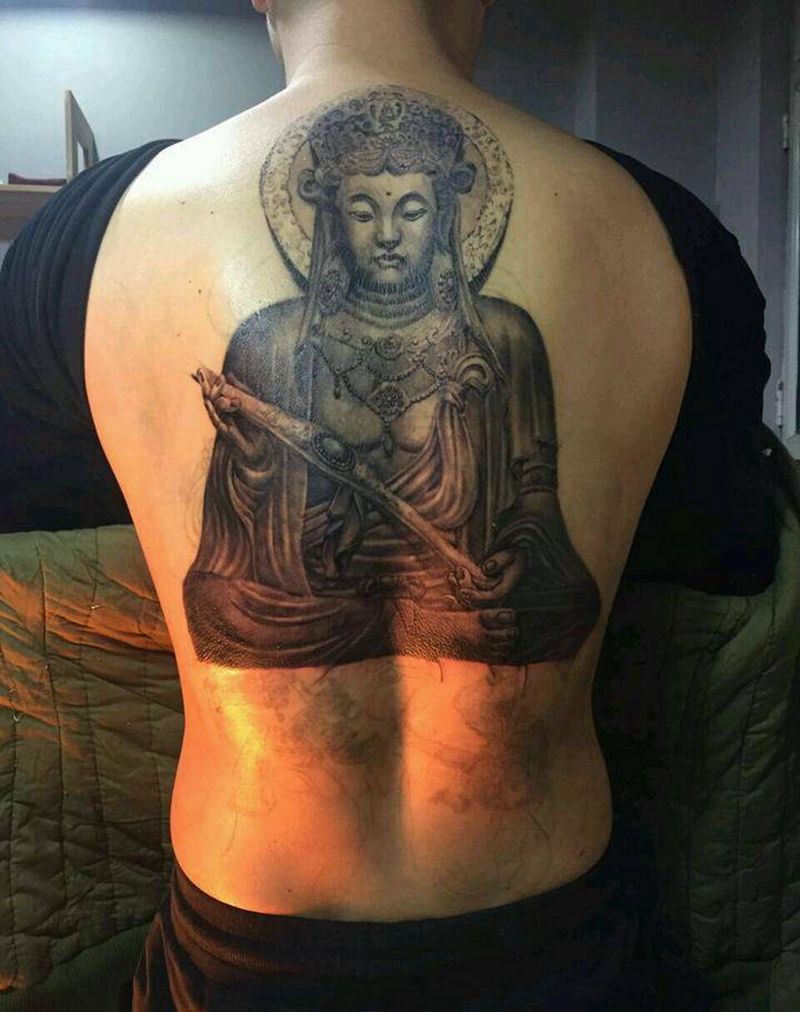 石雕普贤菩萨未完待续！！纹身图片