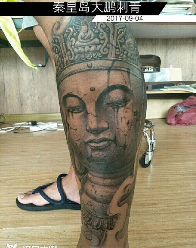 地藏王。纹身图片