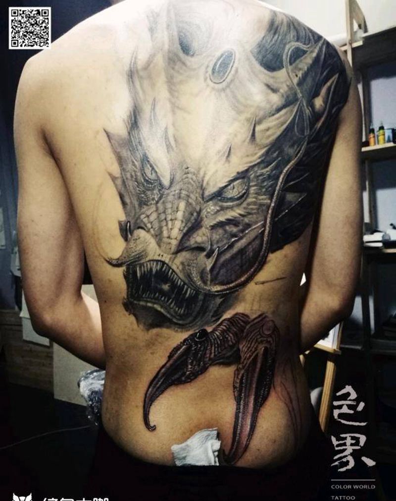 龙背山未完待续！纹身图片