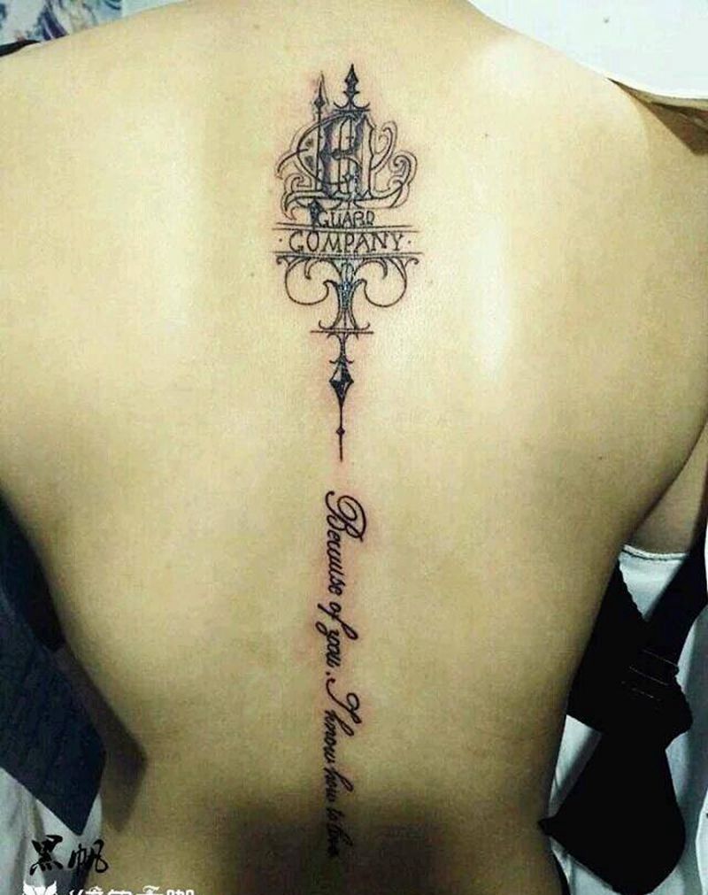 小字母纹身图片