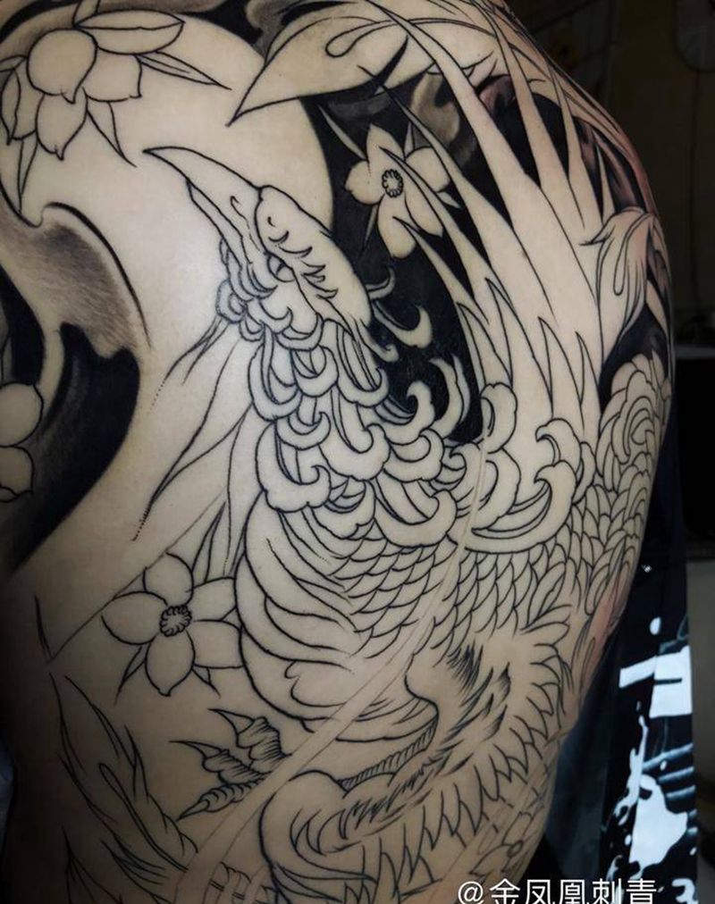 凤凰纹身图片
