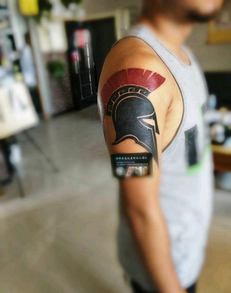 这个有点狠。纹身图片_肩部习俗静物宗教成品纹身图案