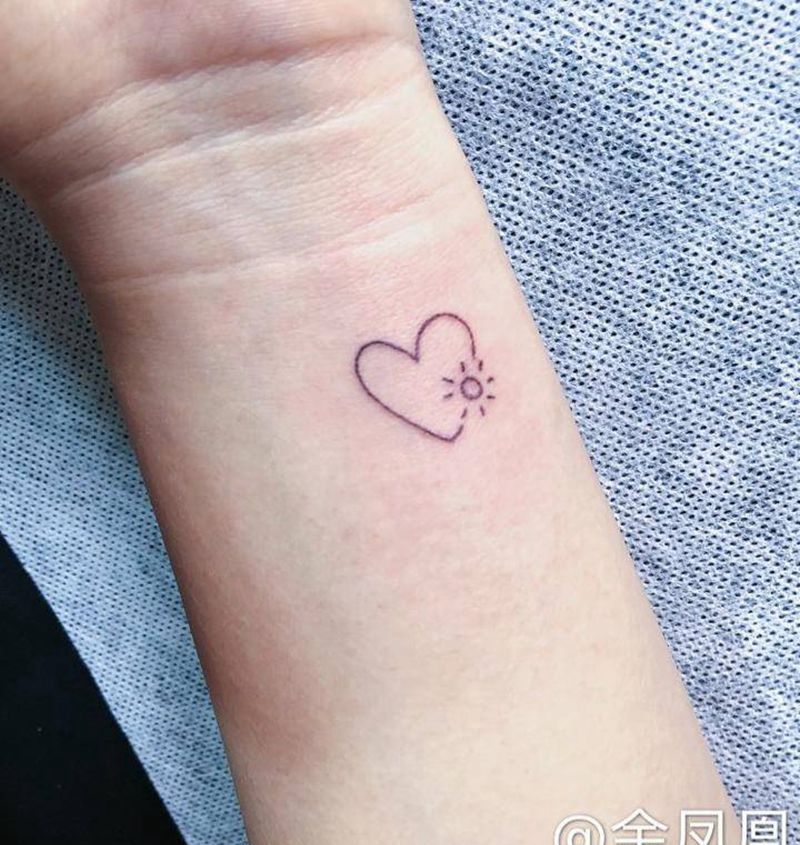 小清新纹身图片