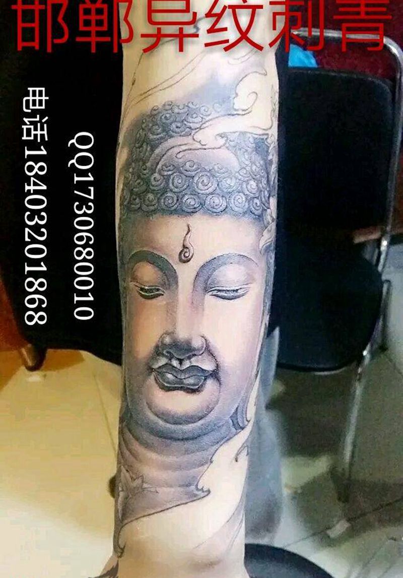 阿弥陀佛纹身图片