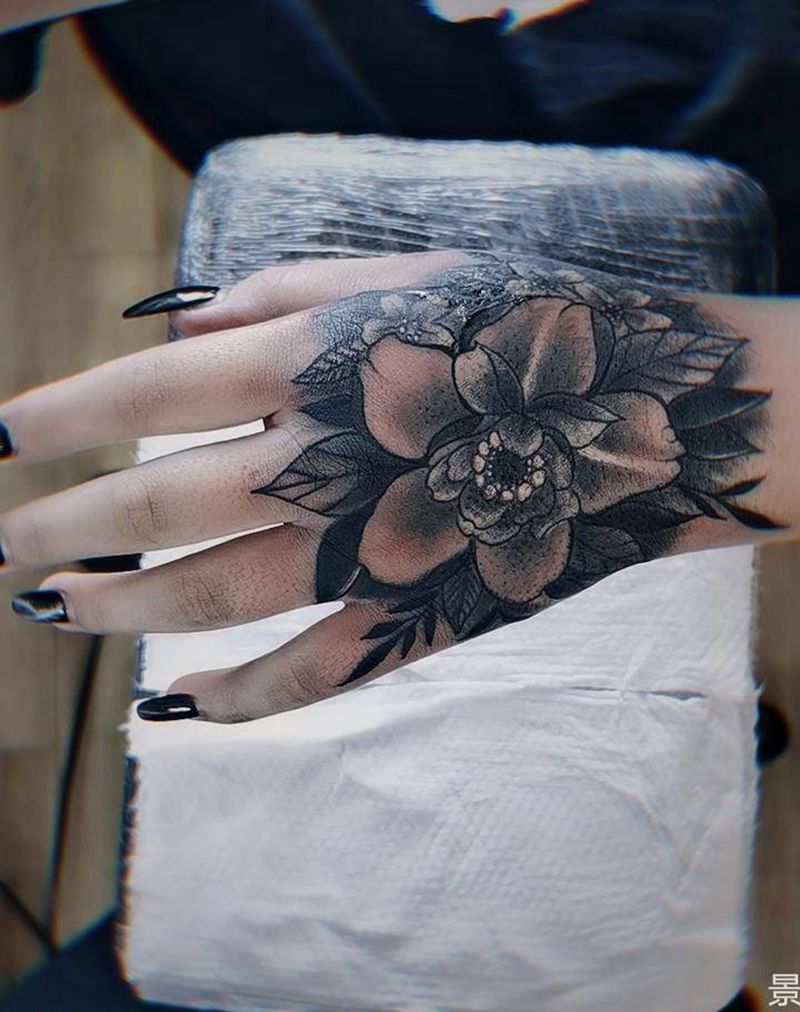 遮盖纹身图片_手部纹身图案