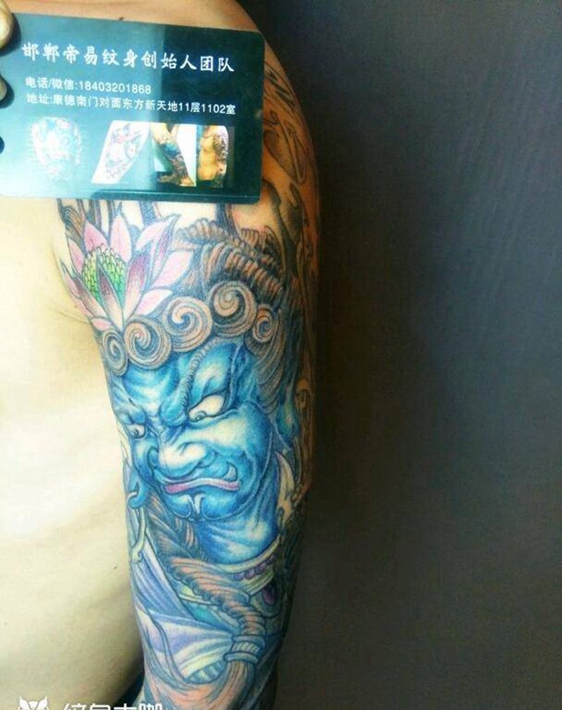 修改以前徒弟做的纹身图片