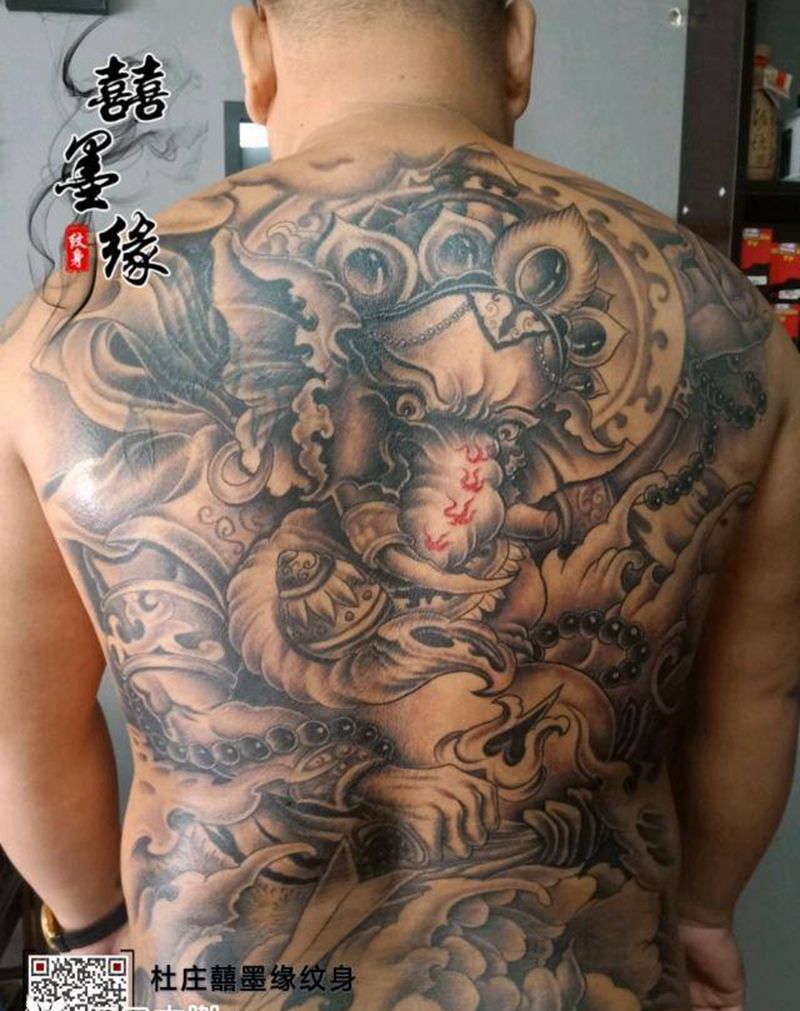 象神纹身图片