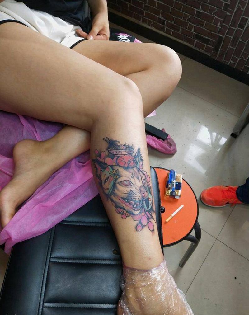 修改别人做的线乱七八糟纹身图片